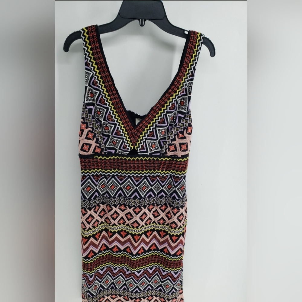 Anthropologie Akemi + Kin Geo-Embroidered Column Dress